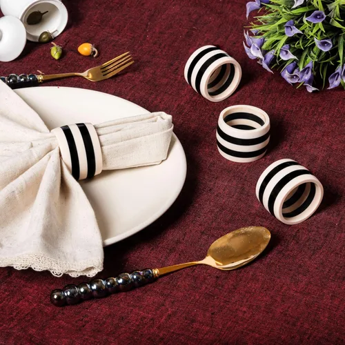 Vista 2 de Servilleteros decorativos, hebillas para decoración de mesa, bodas, Navidad, granja, fiesta, fácil de limpiar, duraderos y versátiles, juego de 12