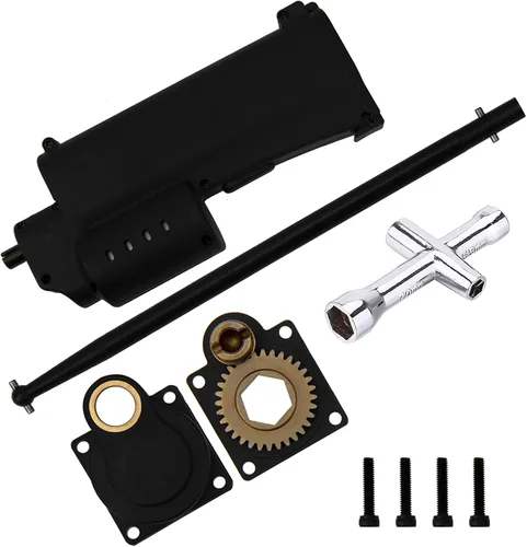 Vista 2 de Arrancador eléctrico de mano RC, placas traseras de taladro eléctrico E-Start cubierta varilla de arranque compatible con SH Vertex .16, .18. Piezas