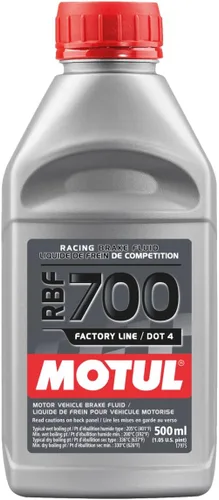 Motul RBF 700 Factory Line Racing - Líquido de frenos sintético DOT 4 con alto punto de ebullición, para sistemas hidráulicos y de embrague, para