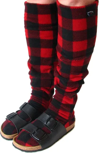 Knee-High Fleece Socks Wide Calf Unisex