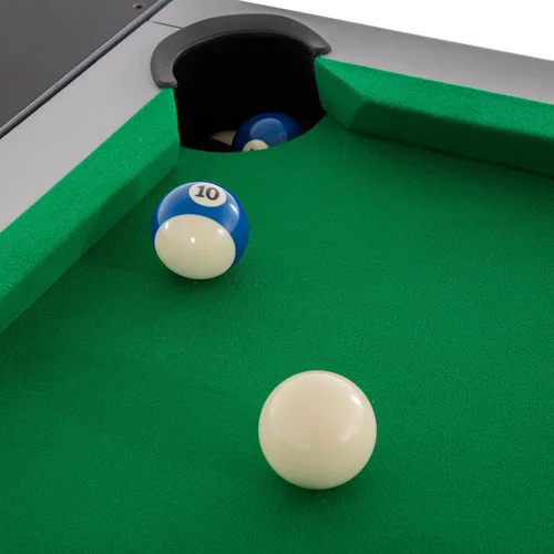Vista 12 de Mesa de Juegos Múltiples Giratoria 3 en 1 Triumph – Mesa de Juego Giratoria de 84" con Hockey de Aire, Billar y Tenis de Mesa – Juego Completo