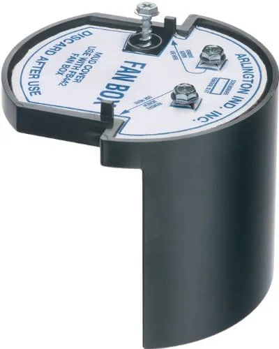 Arlington FB442 - Caja de montaje para ventilador de paneles de yeso y accesorios de 1/2 y 5/8 pulgadas, paquete de 1