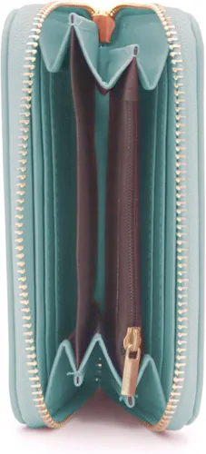 Vista 4 de LOVESOME Cartera pequeña con cremallera alrededor de la muñeca para mujer