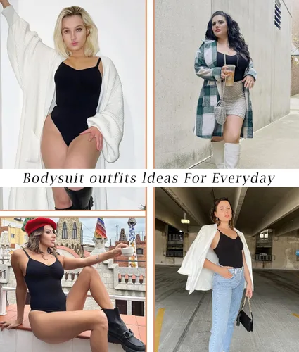 Vista 5 de SHAPERX Body para mujer moldeador de cuerpo sin costuras con control de abdomen