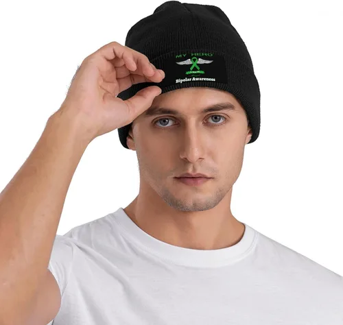 Vista 7 de Gorro unisex elástico, suave y cálido, gorro de punto para hombres y mujeres