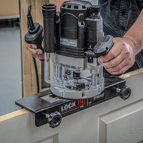 Vista 7 de Trend Router de inmersión T8 de modo dual de 3-1/4 HP con pinza de 1/2 pulgada, velocidad variable, mesa de enrutador compatible con sistema