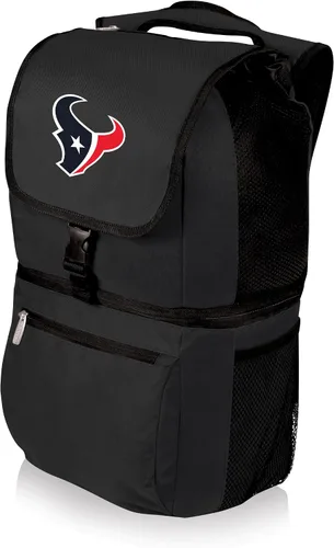 Vista 10 de Picnic TIME NFL Zuma Mochila Enfriadora, Mochila Enfriadora Suave, Enfriador de Almuerzo Negro