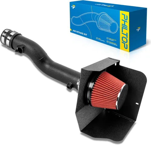 Vista 31 de PHILTOP Kit de sistema de admisión de aire frío de 2.5" compatible con Honda Civic 2001 2002 2003 2004 2005 1.7L L4, alto rendimiento, azul