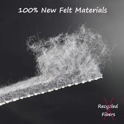 Vista 2 de Almohadilla de prensado de mezcla de lana, cubierta de tabla de hierro, acolchado extra para planchar y vaporizar, manta de fieltro para acolchar