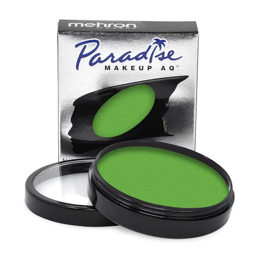 Mehron Makeup Paradise AQ pintura facial y corporal, verde claro. Series pastel, 40 gramos