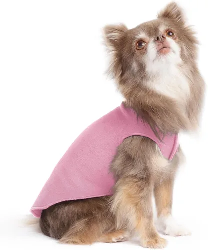 Vista 16 de Goldpaw - Chaqueta elástica de vellón para perros pequeños, suéter súper suave y cálido para perro, chaleco de suéter para mascotas para otoño e