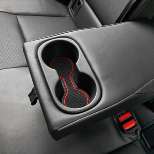 Vista 20 de Auovo Cup Holder Insert Linerts for Toyota Prius Accessories 2016-2022 Custom Fit Anti dust Mats Door Pocket Liners Cup Holder Console Mats Pads