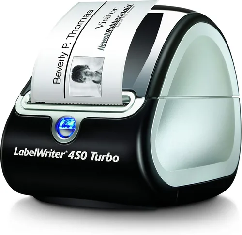 Vista 2 de DYMO LabelWriter 450 Turbo Direct Thermal 600 x 300DPI Black,Silver Label Printer