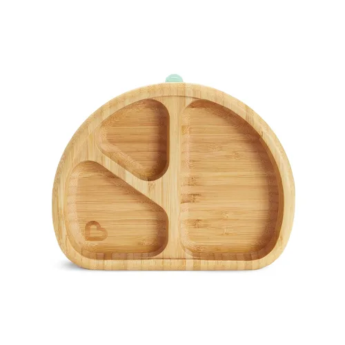 Munchkin® Bambou™ Plato de Succión Dividido - Vajilla de Bambú Ecológica para Bebés y Niños Pequeños