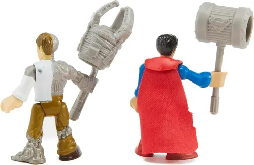 Vista 2 de Fisher-Price Imaginext DC Super Friends, Superman y Metallo