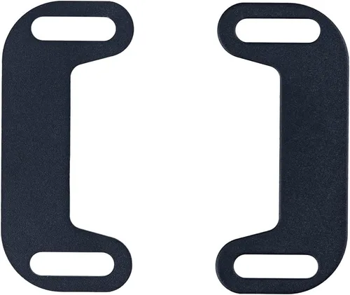 Vista 4 de Advanblack Touring Harley - Juego de soportes ajustables para escape (2 piezas, metal SPCC) centra tu escape con bolsas estiradas y extensión