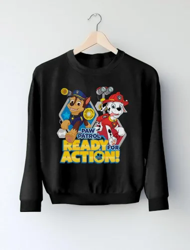 Vista 4 de Paw Patrol Ready for Action Chase Marshall - Camiseta de manga larga para niños pequeños