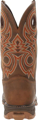 Vista 4 de Durango Maverick XP Botas de trabajo occidentales impermeables con punta compuesta Marrón talla única