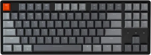 Keychron K8 Tenkeyless Teclado mecánico inalámbrico para Mac, Bluetooth RGB retroiluminación multitarea tipo C con cable TKL Gaming Keyboard para