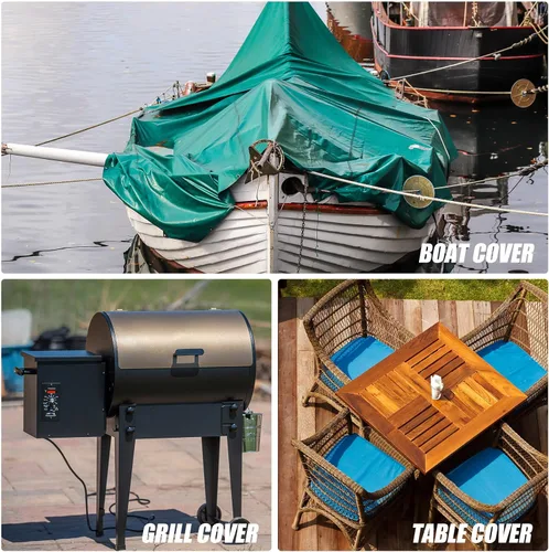 Vista 7 de Funtery 4 piezas de cubierta de barco poste de soporte ajustable cubierta de barco sistema de soporte de plástico ABS poste Jon accesorios