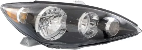 Faro luz delantera derecha transparente negro para Toyota Camry