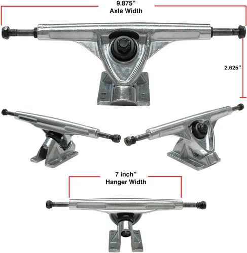 Vista 4 de Yocaher Graphic Series - Patinetas largas completas con cinta de agarre 80A con cinta de agarre 80A, rodamiento ABEC7 ruedas de patineta de 2.756 in