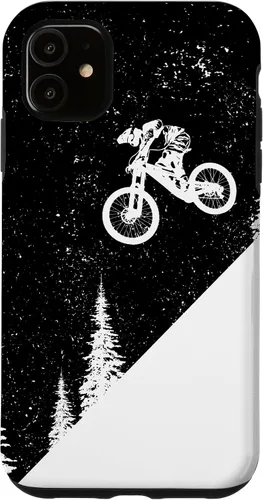 Vista 8 de Funda para bicicleta de montaña para iPhone 16, descenso, BTT, vintage, para ciclismo de montaña
