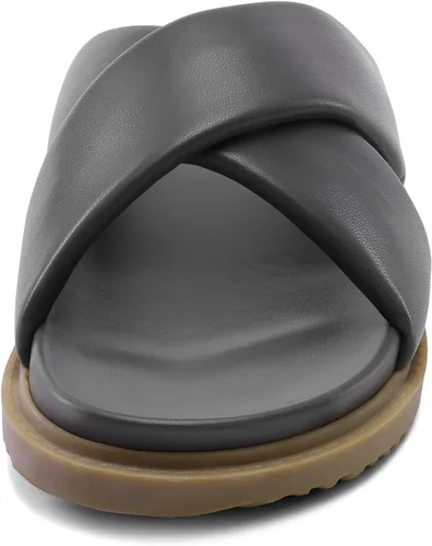 Vista 2 de DREAM PAIRS Sandalias de punta abierta entrecruzadas para mujer, sandalias planas y cómodas