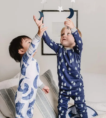 Vista 4 de Burt's Bees Baby Pijama unisex para bebé, con cremallera frontal, antideslizante, algodón orgánico