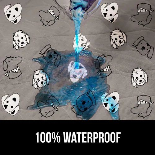 Vista 3 de GORILLA GRIP - Almohadillas lavables para cachorros, 18x12, alfombrilla antideslizante para jaula de perros, almohadilla impermeable de tela