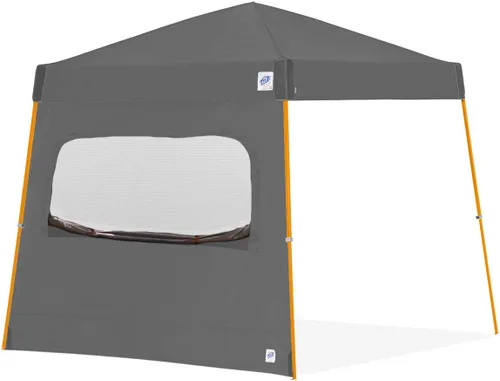 Vista 8 de E-Z UP Pared lateral individual con ventana mosquitera, se adapta a patas en ángulo de 10 pies, accesorio de clip de braguero, punzón