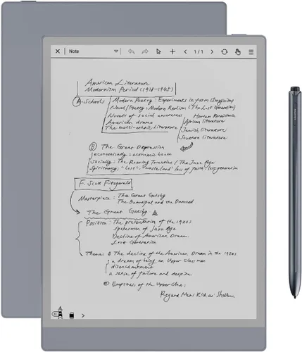 Vista 11 de HUION Note - Tableta de Dibujo Cuaderno Digital 2 en 1 con Lápiz sin Batería, Tableta de Papel Inalámbrica Bluetooth Almohadilla de Escritura
