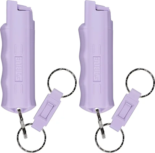 Vista 11 de Sabre Spray de pimienta, llavero de liberación rápida para un fácil transporte y acceso rápido, espray OC de defensa personal máxima de fuerza