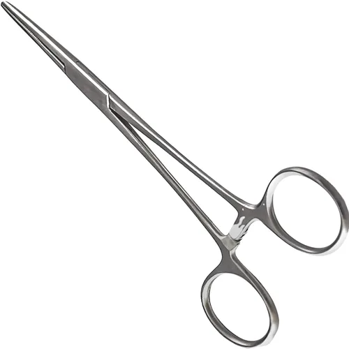 Vista 9 de Pinzas hemostáticas Kelly de precisión, pinza de agarre con punta recta, acero inoxidable plateado