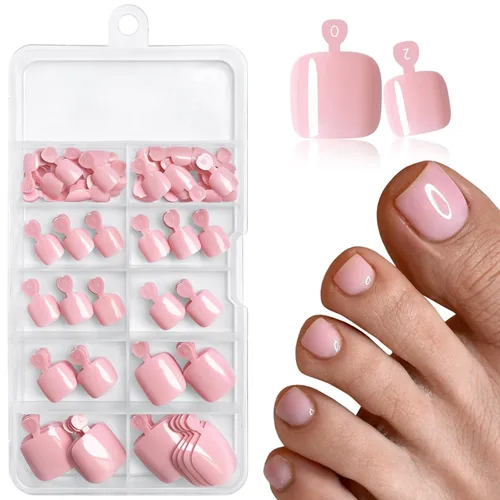 Vista 11 de AddFavor 120 uñas postizas a presión moradas para mujeres, uñas postizas cuadradas de cobertura completa, puntas de uñas falsas, uñas postizas