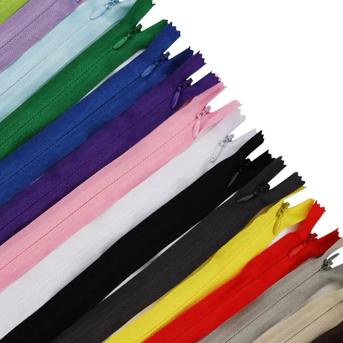 Vista 3 de DOITEM - 15 cremalleras invisibles de nailon multicolor para coser y manualidades, 15