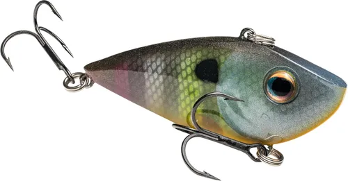 Vista 48 de Strike King Señuelo de pesca de sábalo de ojos rojos Negro cromado (Bleeding Chrome Black Back)