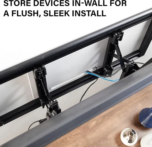 Vista 3 de Legrand - Gestión de cables OnQ, caja multimedia en pared, carcasa de cableado estructurado de doble propósito, caja de almacenamiento empotrada