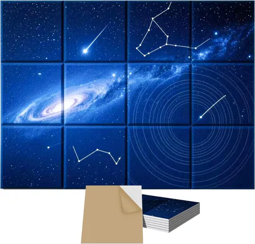 Vista 30 de Paquete de 56 Paneles de Espuma Acústica 1"x12"x12" Paneles de Pared Acústicos de Recuperación Rápida Paneles Reductores de Sonido de Alta