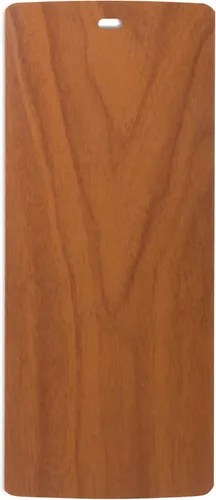 Vista 3 de DALIX Partes de persianas verticales de vinilo de madera, pecan 82.5 pulgadas, ventana alta, paquete de 5