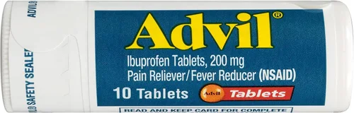 Advil Analgésico y reductor de fiebre, medicamento para aliviar el dolor con ibuprofeno 200 mg para dolor de cabeza, dolor de espalda, dolor