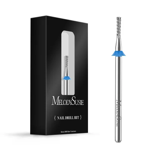 Vista 8 de MelodySusie Broca de limpieza de cutículas de 0,95 cm, broca de carburo de seguridad profesional para debajo de las uñas, broca para uñas