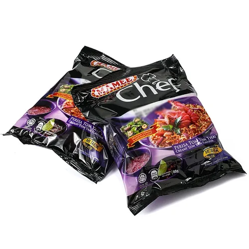 Vista 4 de Mamee Chef Cremoso Tom Yam Flavour Ramen Fideos 4 Pack 4x80g
