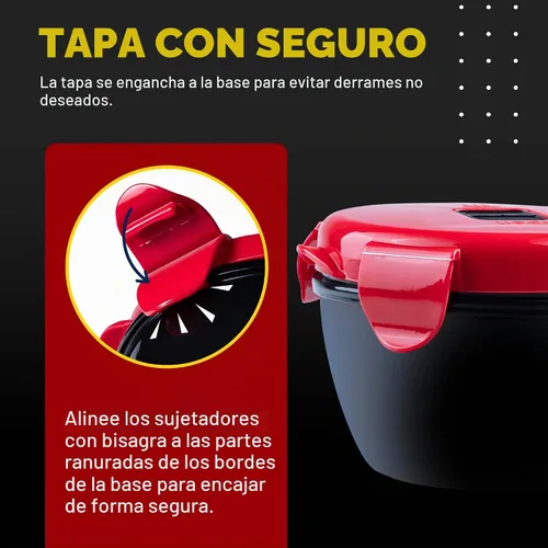 Vista 4 de MATICAN Tazón de sopa para microondas con tapa, taza de sopa con tapa, recipientes de microondas para fideos ramen, sopa, bebidas, 31.11 onzas