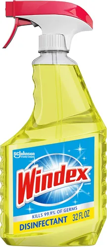 Vista 13 de Windex Refill - Spray desinfectante limpiador multiusos, botella hecha de plástico 100% reciclado, aerosol de limpieza de superficies, aroma cítrico