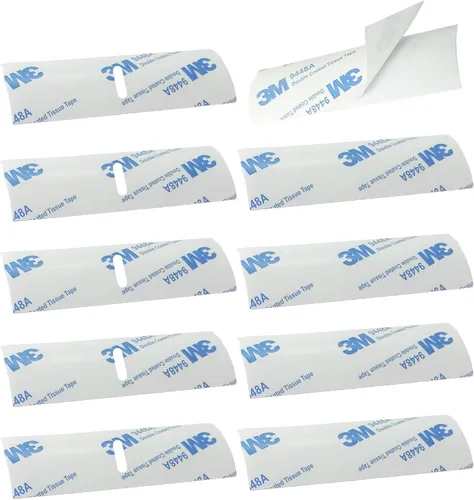 Vista 11 de 12 láminas de repuesto para persianas horizontales, mini pestañas de reparación de persianas horizontales blancas de 1 pulgada, persianas