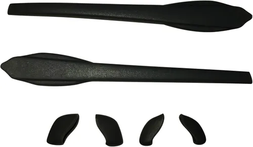 Vista 2 de Juego de piernas de silicona de repuesto para Oakley Flak 2.0/Flak 2.0 XL Gafas de sol Earsocks Kit de goma Negro