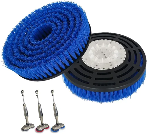 Paquete de 2 cabezales de cepillo de repuesto para fregona compatibles con Shark S8201 S7001 S7201 S7000 S7001 S7005 S7020, limpieza profesional y