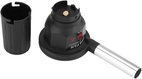 Vista 6 de Dioche Air Blower, Electric Portable Fire Blower Grill Fire Starter Flame Exciter, Campfire Cooking Tools For Bbq Picnic Outdoor Camping Hiking