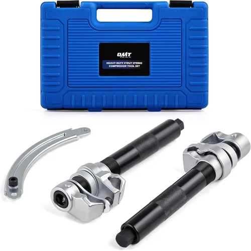 Orion Motor Tech Juego de 2 herramientas de compresor de resorte helicoidal, herramienta de compresor de puntal de 2200 libras para sedán, SUV,